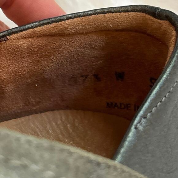 Ziera XRay Orthotic Friendly Metallic Leather Velcro Mary Jane Shoes 37.5/7 Wide - Picture 7 of 7